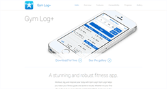 Desktop Screenshot of gymlogplus.com