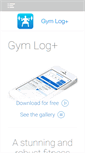 Mobile Screenshot of gymlogplus.com